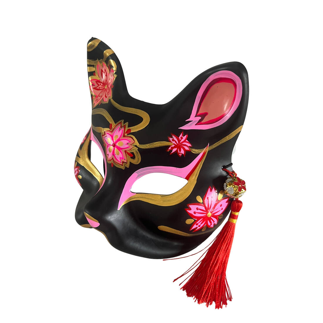 kitsune mask detail Cherry Blossoms