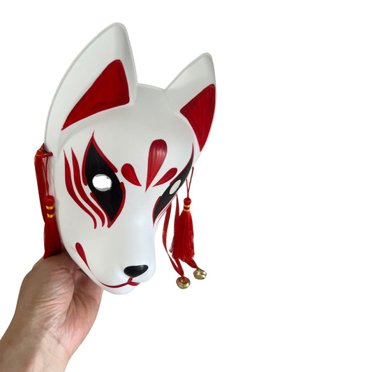 Japanese Style Kitsune Mask detailed M025-08