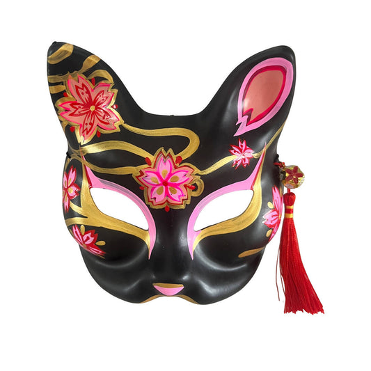 kitsune mask front side Cherry Blossoms